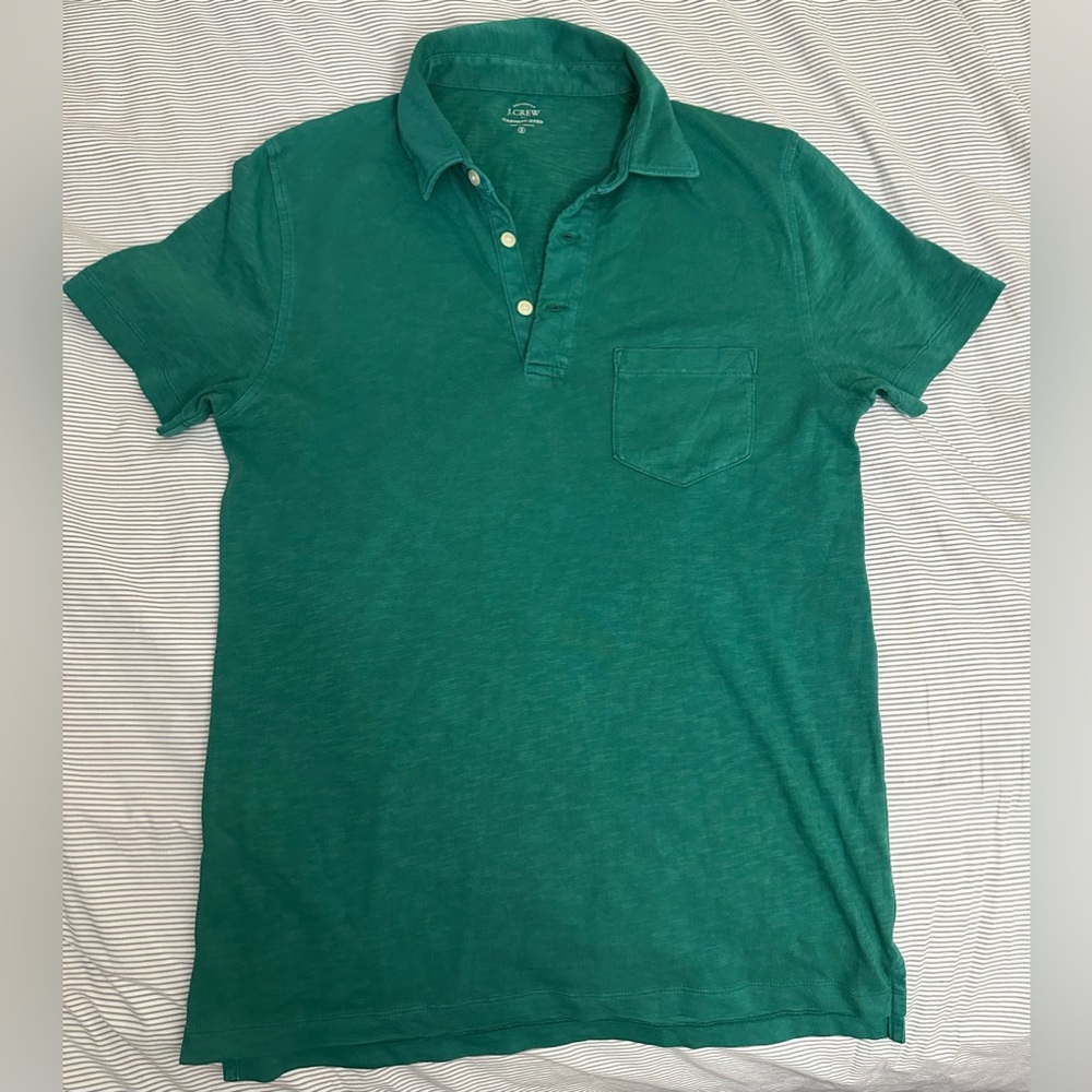 J Crew garment dyed polo